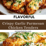 GARLIC PARMESAN CHICKEN TENDERS Recipe