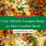 Decadent Creamy Alfredo Lasagna Soup Recipe