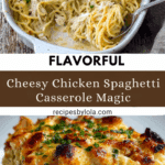 Cheesy Chicken Spaghetti Casserole Recipe
