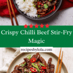 Crispy Chilli Beef Recipe