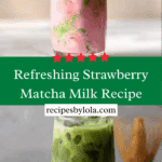 Strawberry Matcha Milk Recipe
