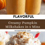 Pumpkin Milkshakes Recipe