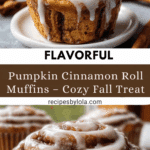 PUMPKIN CINNAMON ROLL MUFFINS Recipe