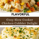 Slow Cooker Chicken Cobbler Recipe