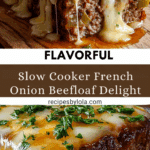 Crockpot French Onion Beefloaf Swiss Cheese Recipe