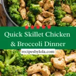 Skillet Chicken & Broccoli Recipe
