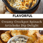 Crockpot Spinach Artichoke Dip Recipe
