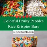 Fruity Pebbles Rice Krispies Treats Recipe