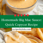 Big Mac Sauce Recipe