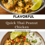 Thai Peanut Chicken Recipe