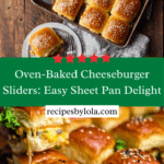 Easy Cheeseburger Sliders in the Oven (Sheet Pan) Recipe