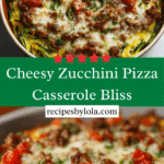 Zucchini Pizza Casserole Recipe