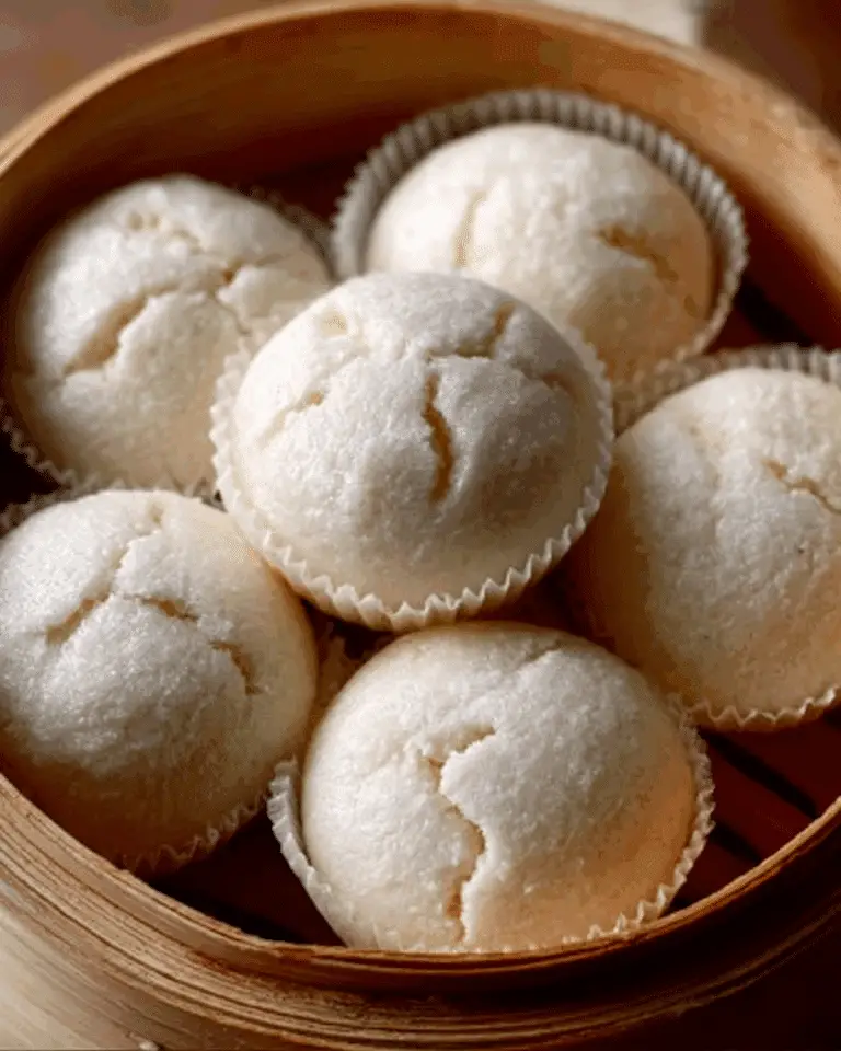 Fluffy Steamed Rice Cakes (Puto Bigas) Recipe
