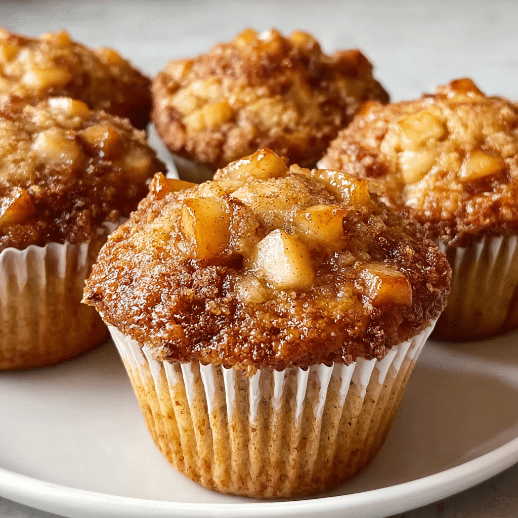 apple cinnamon greek yogurt muffins: bake joy today! Recipe - Recipe Image