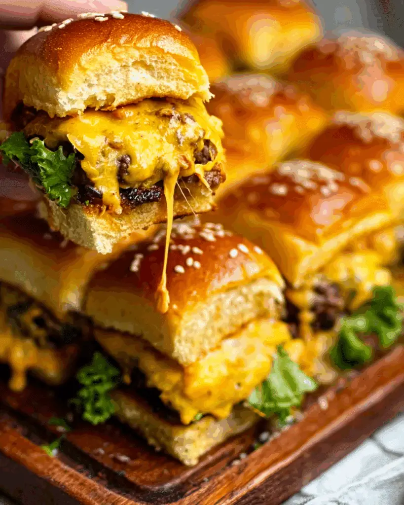 Easy Cheeseburger Sliders in the Oven (Sheet Pan) Recipe