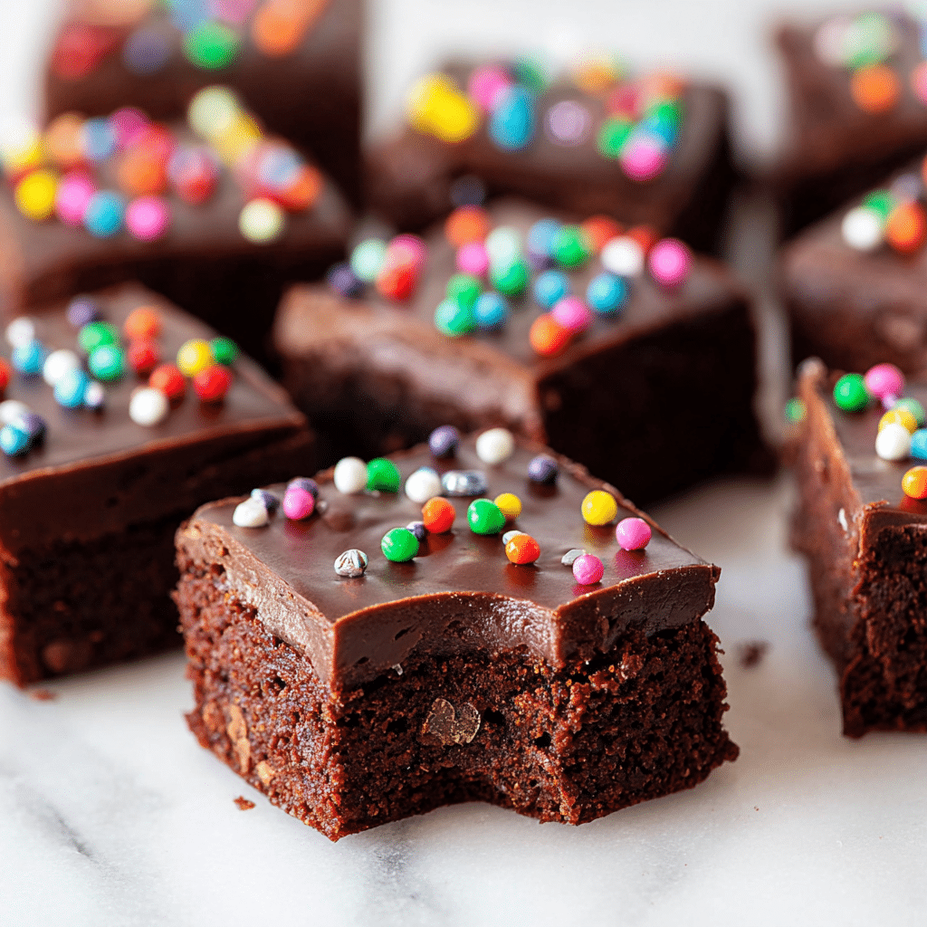 Homemade Cosmic Brownies Recipe - Recipe Image