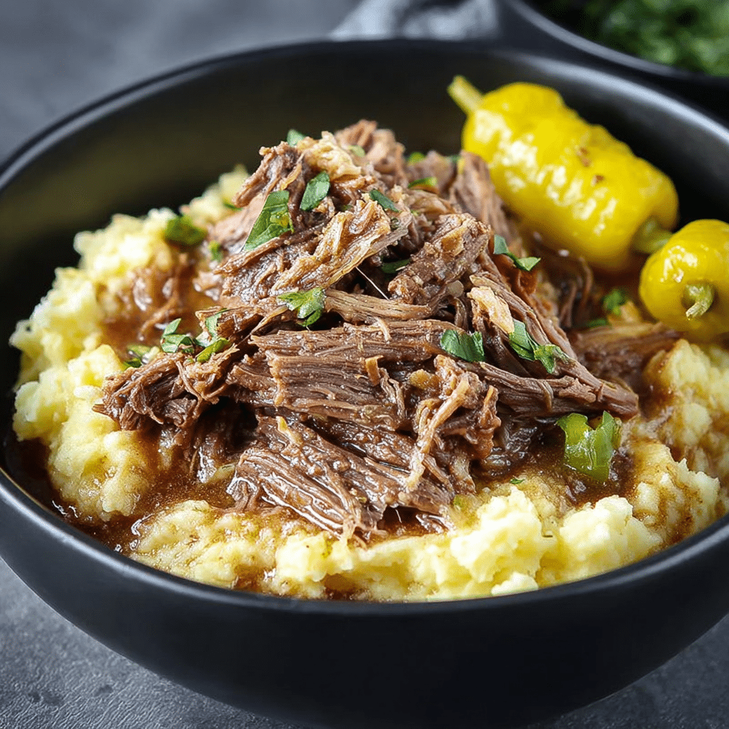 Crock Pot Mississippi Pot Roast Recipe - Recipe Image