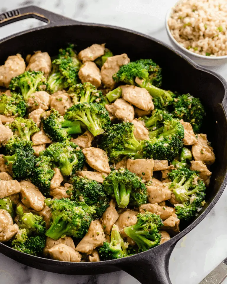 Skillet Chicken & Broccoli Recipe