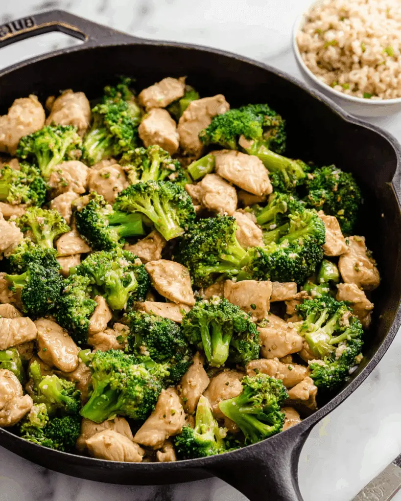 Skillet Chicken & Broccoli Recipe