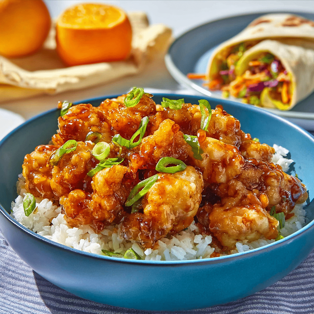 Copycat Panda Express Orange Chicken Recipe - Recipe Image
