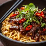 STICKY BEEF NOODLES Recipe