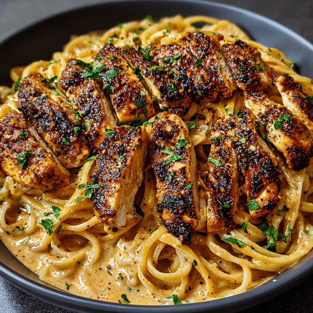 ken Spaghetti in Spicy Cajun Cream Sauce Recipe - Recipe Image