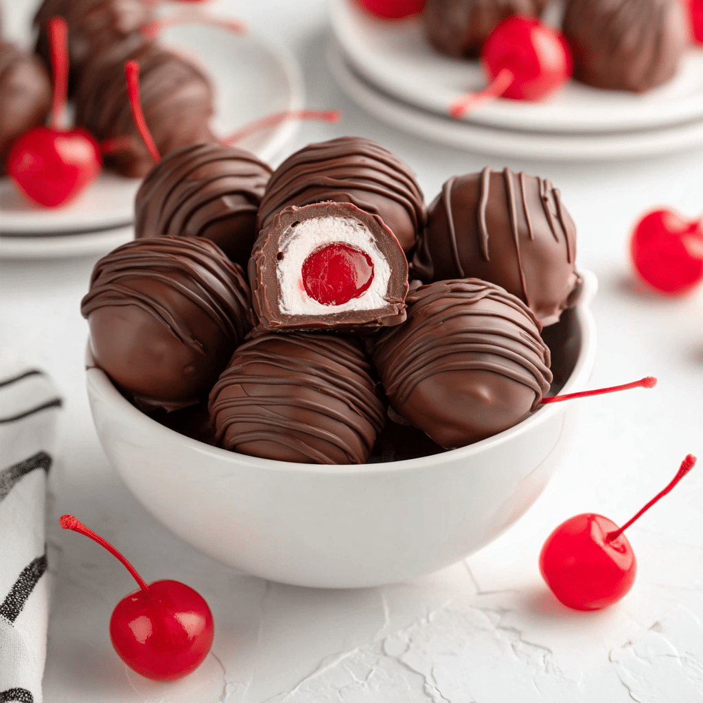 Chocolate Covered Cherries Recipe - Recipe Image