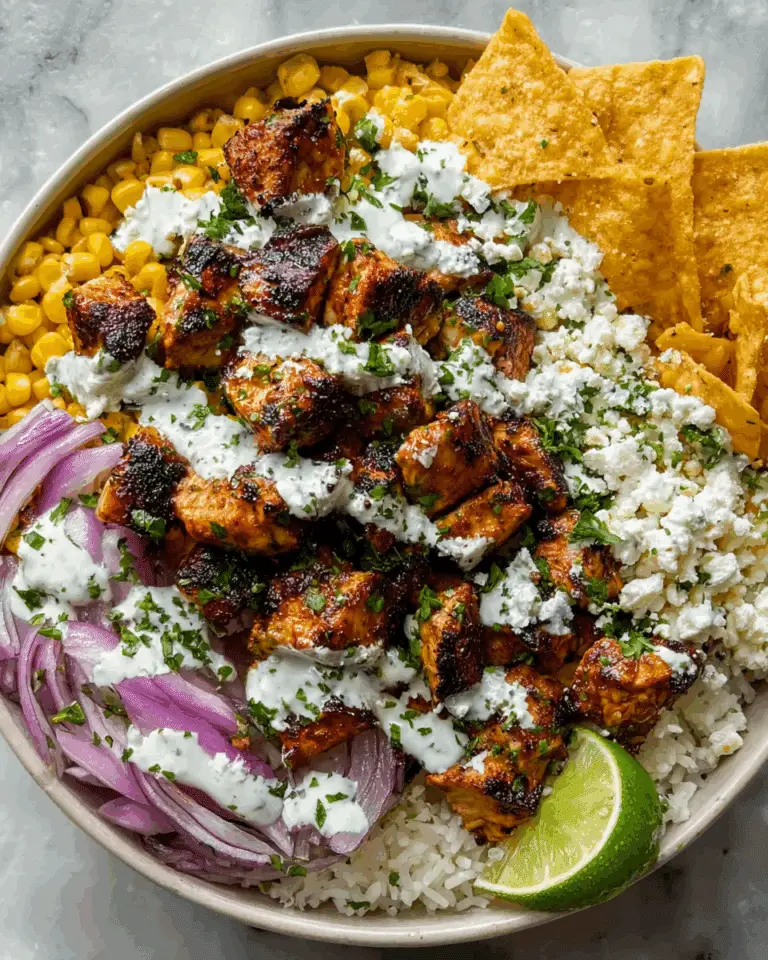street corn chicken rice bowl recipe