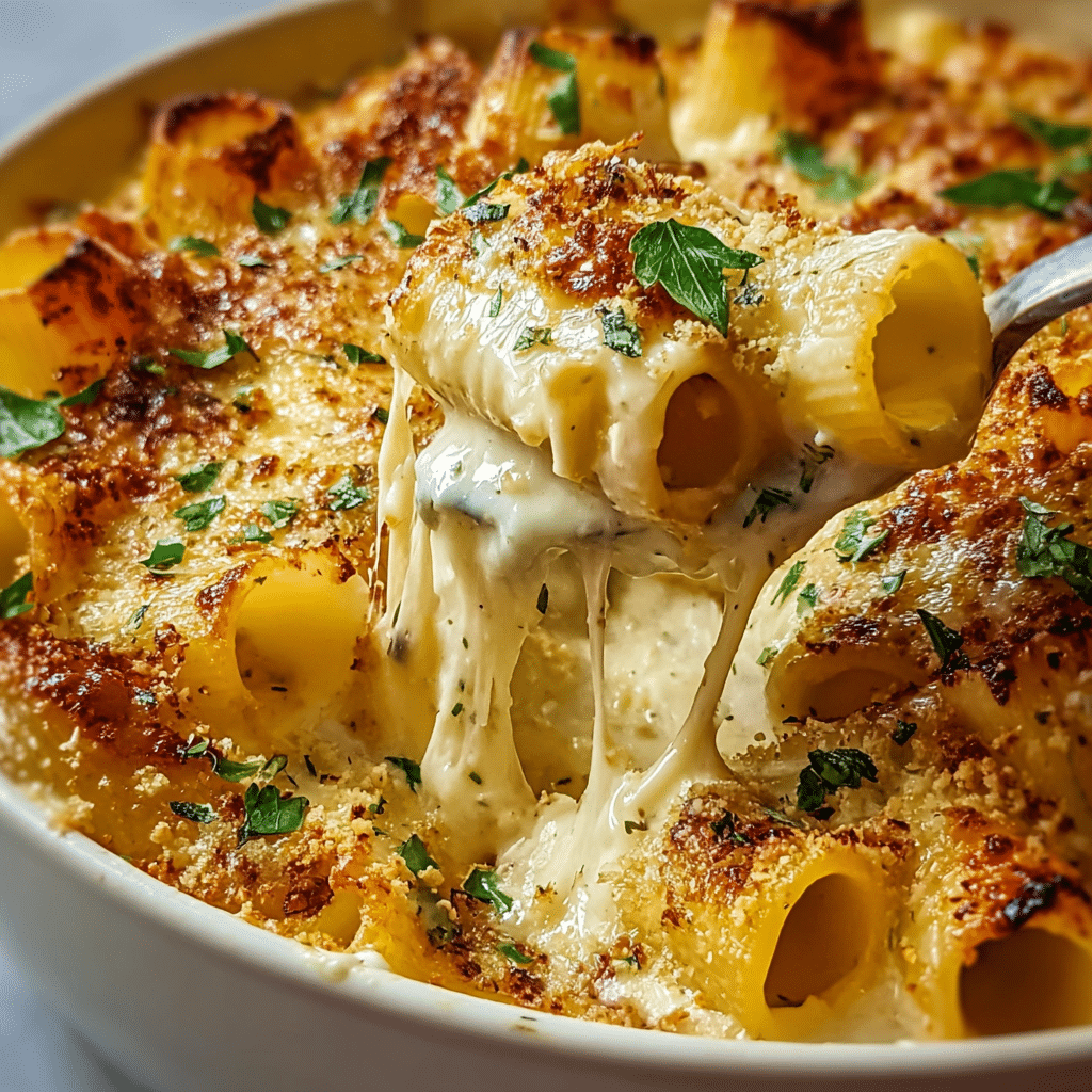 Decadent Creamy Alfredo Lasagna Soup Recipe - Recipe Image
