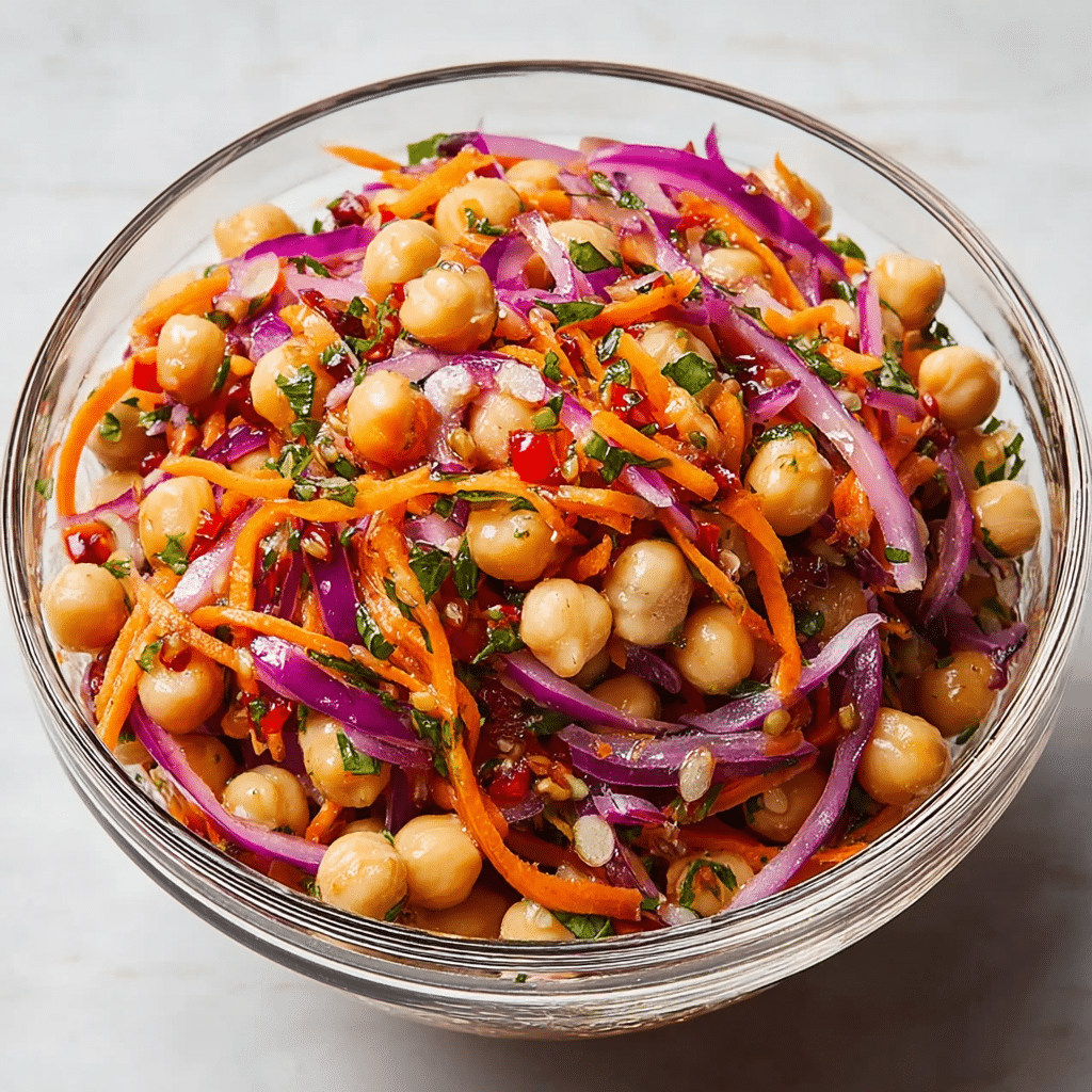 Crunchy Thai Chickpea Salad Recipe - Recipe Image