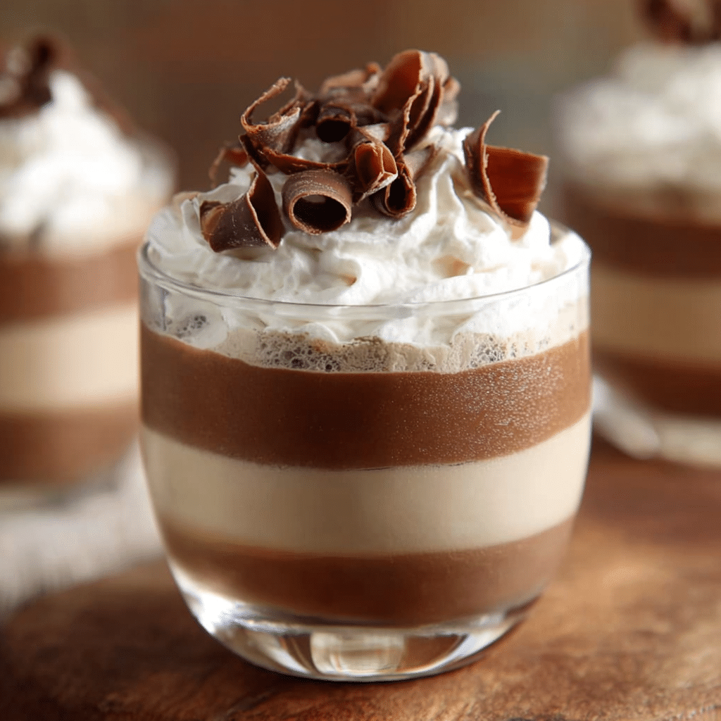 Coffee Panna Cotta Cups (Layered) Recipe - Recipe Image
