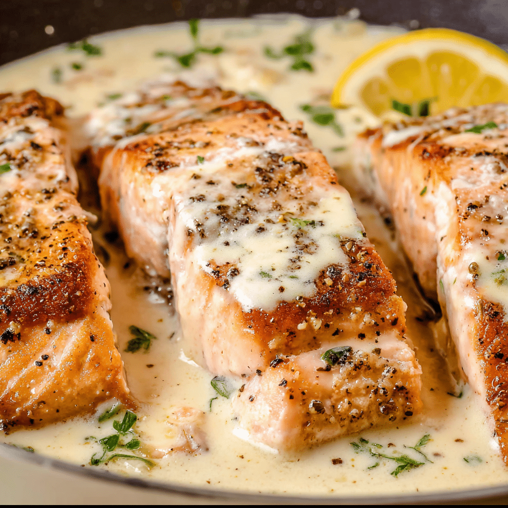 Boursin Salmon Recipe - Recipe Image