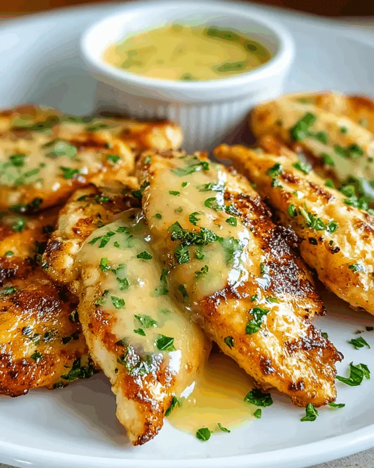 LEMON GARLIC PARMESAN CHICKEN TENDERS Recipe