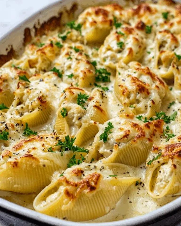 Million Dollar Chicken Alfredo Stuffed Shells Recipe
