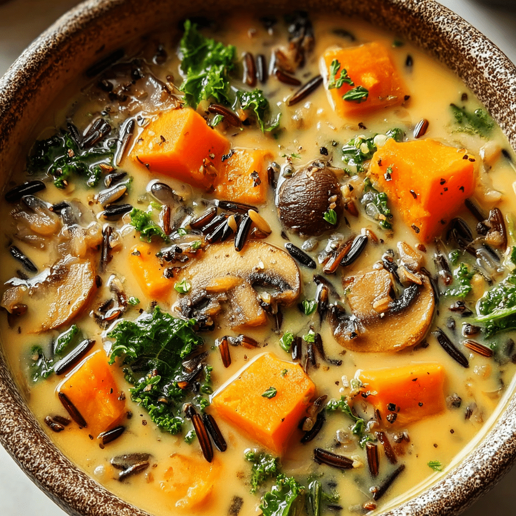 cozy autumn wild rice soup Recipe - Recipe Image