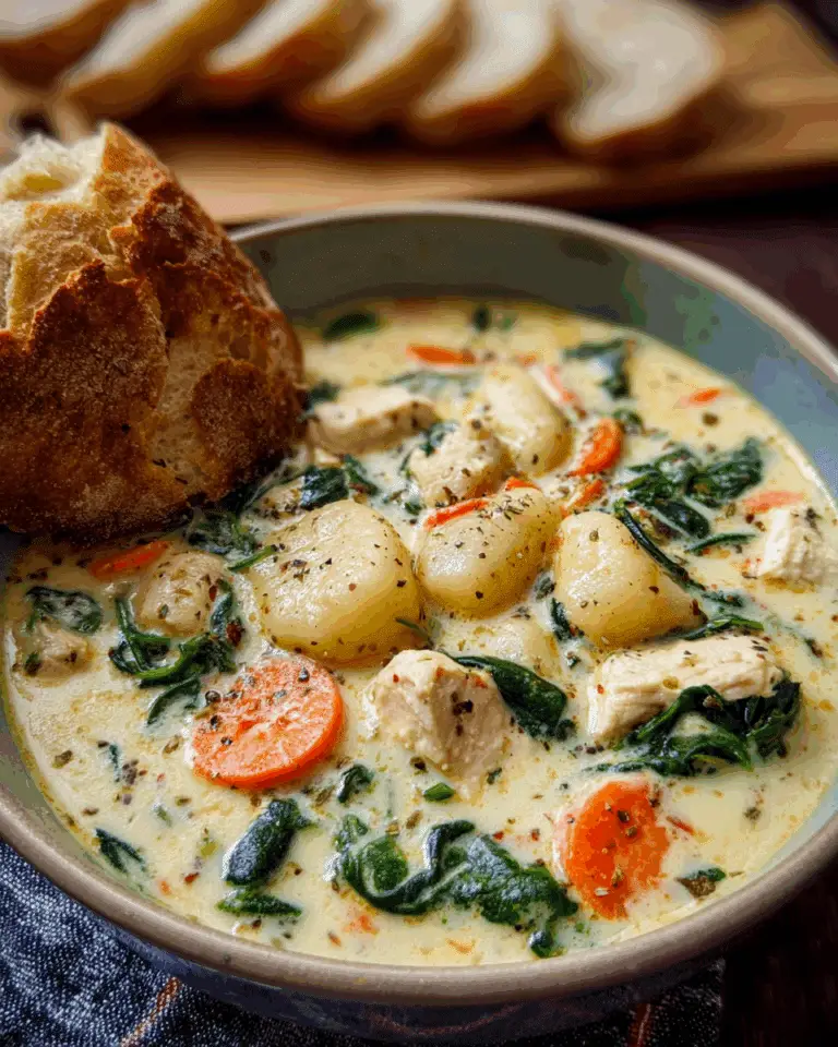 Olive Garden Chicken Gnocchi Soup Recipe