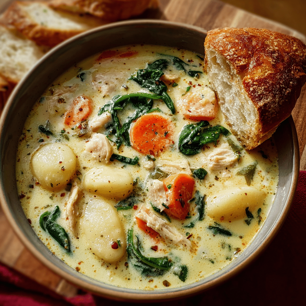 Olive Garden Chicken Gnocchi Soup Recipe 4 Olive Garden Chicken Gnocchi Soup Recipe - Recipe Image