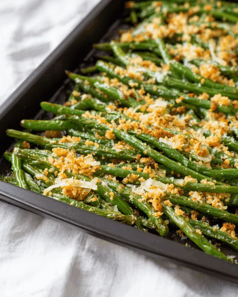 Roasted Parmesan Green Beans Dfor dinner Recipe