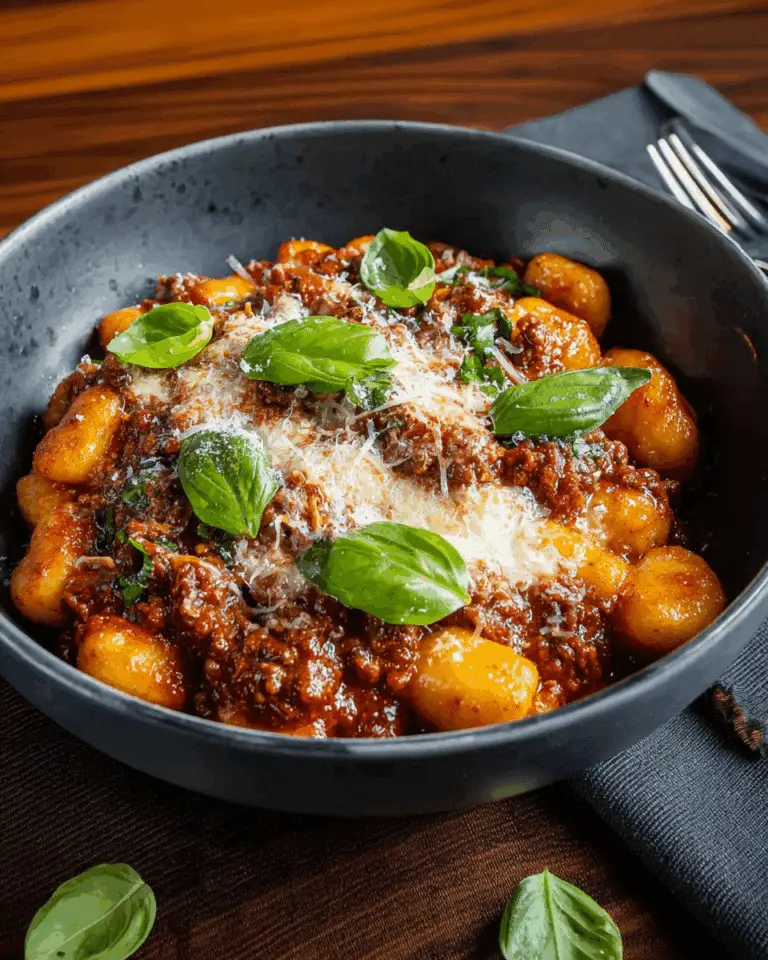 Cheesy Bolognese Gnocchi Bake Recipe