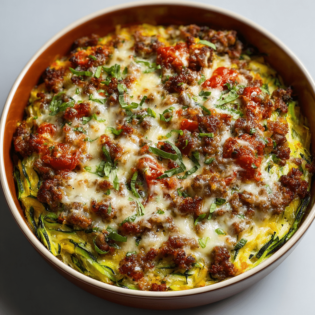 Zucchini Pizza Casserole Recipe - Recipe Image