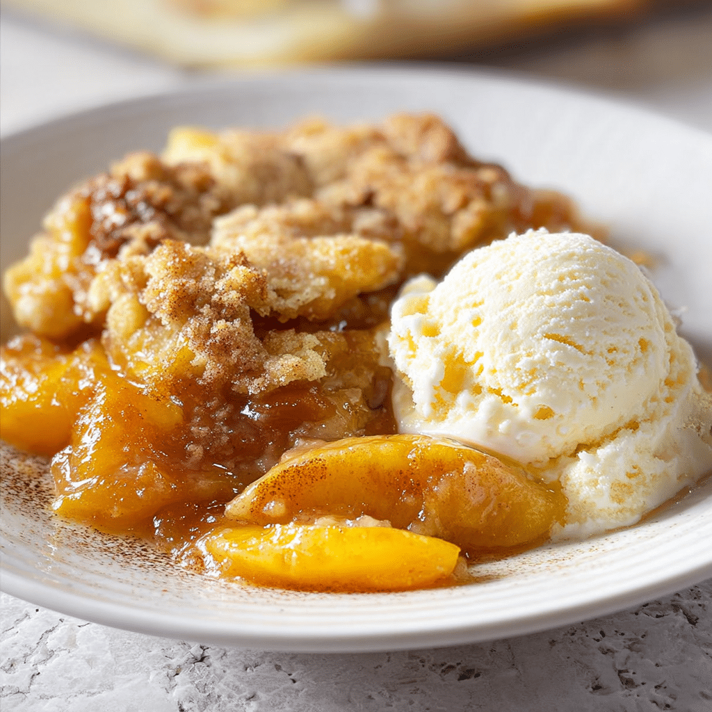 The Best Peach Cobbler Recipe Ever Recipe - Recipe Image