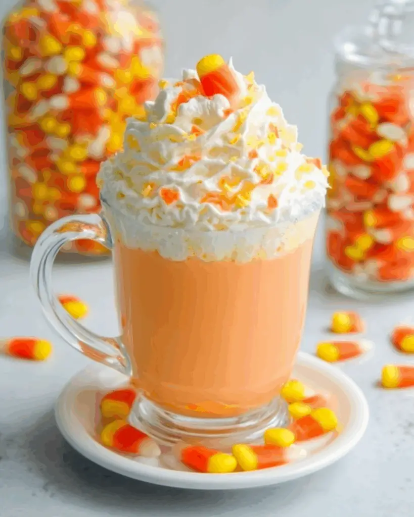 Candy Corn Hot Chocolate Recipe