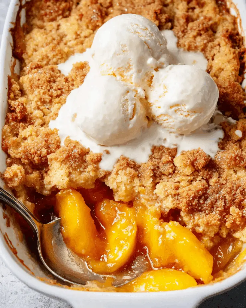 The Best Peach Cobbler Recipe Ever Recipe