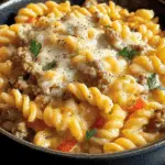 The Best Crockpot Garlic Parmesan Chicken Pasta Recipe