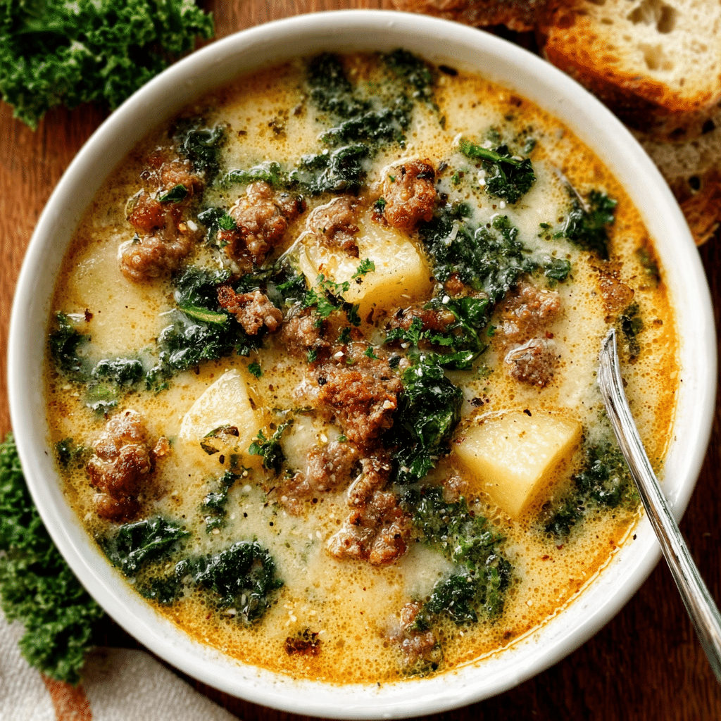 Cozy Italian Sausage and Potato Soup Recipe - Recipe Image