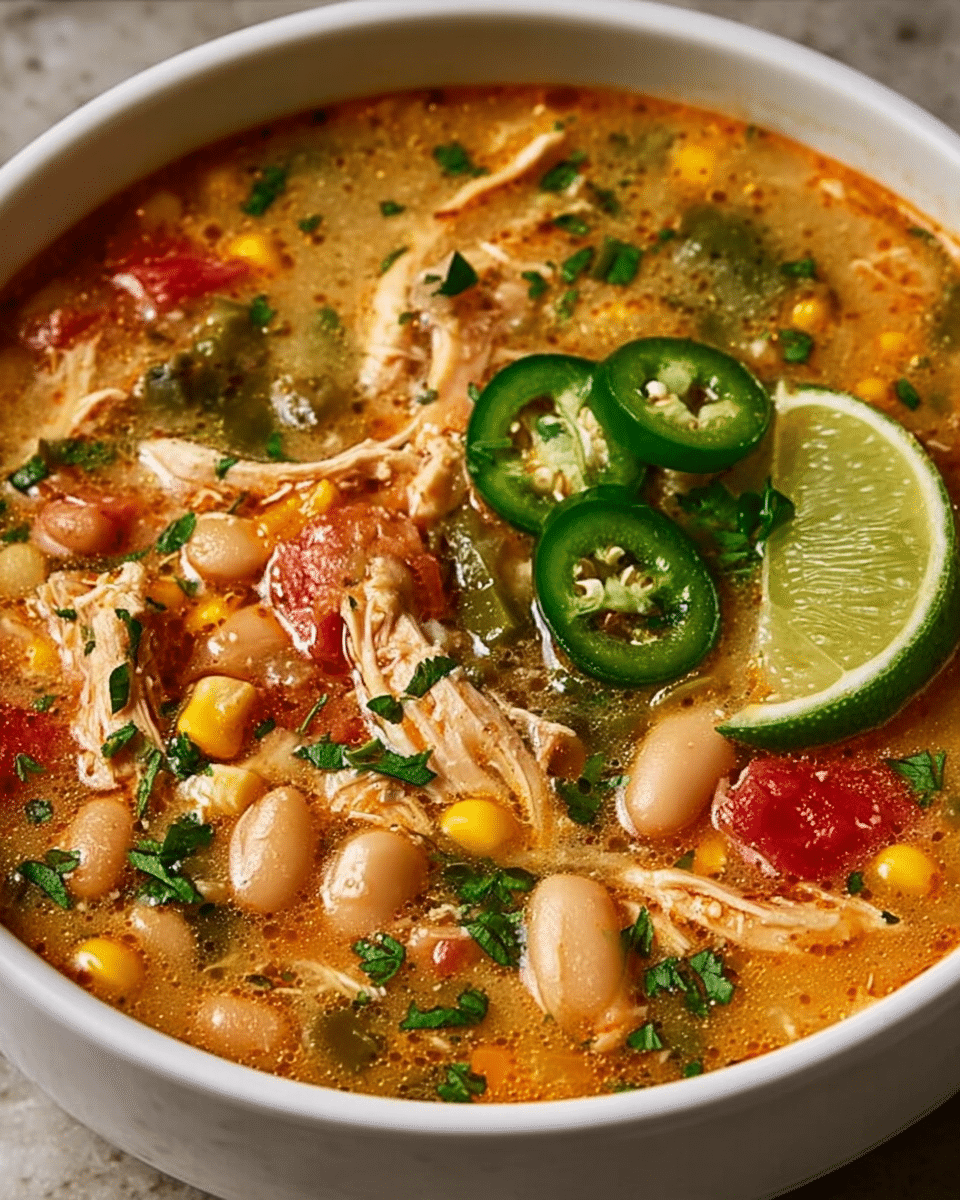 Cajun White Chicken Chili Recipe