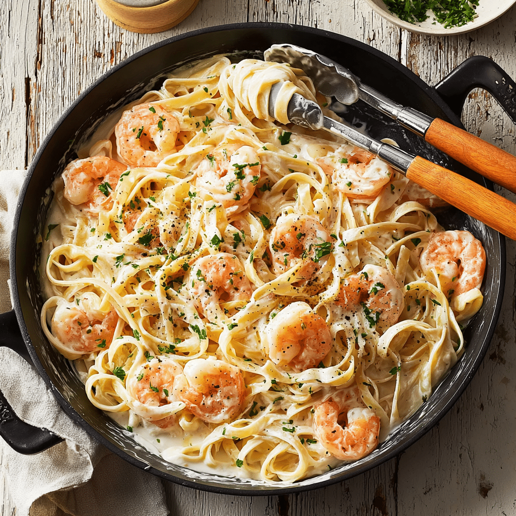Shrimp Alfredo Recipe - Recipe Image