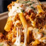 Cottage Cheese Baked Ziti - Crockpot Recipe