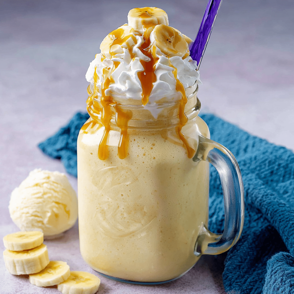 Quick Banana Milkshake (Ice Cream Free) Recipe - Recipe Image