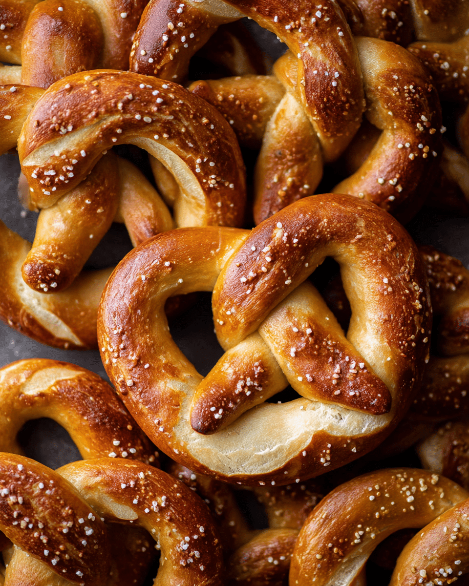 Homemade Auntie Anne’s Style Soft Pretzels Recipe